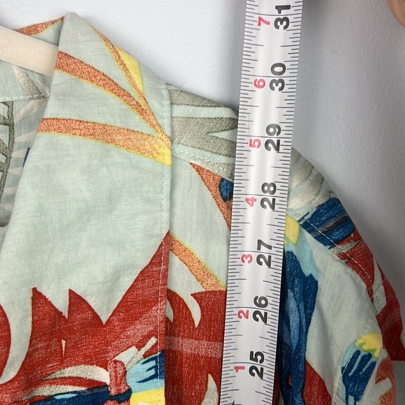 Barefoot in Paradise by Aloha Royals casual button down tropical Hawaiian shirt - Picture 8 of 10